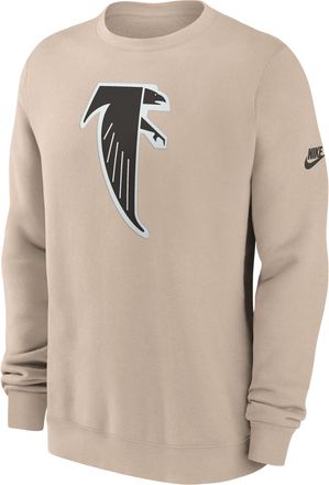 Nike Atlanta Falcons Rewind Club Nike Mens NFL Pullover Crew in Brown | NKPU05Y87V-SP5