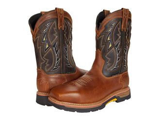 Dan Post Warrior - Composite Toe Mens Shoes Brown Leather : 8.5 D - Medium