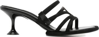 Sergio Rossi Black Leather Heels