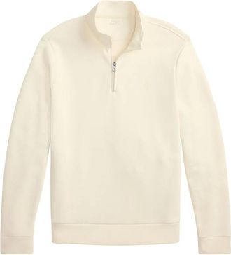 Polo Ralph Lauren Hoodies & sweatvesten, Heren, Beige, S, Katoen, Double-Knit Mockneck Pullover