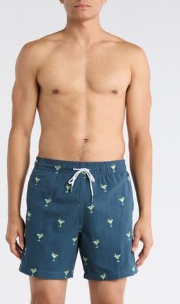 Trunks Surf & Swim Co. Sano 6.5-Inch Swim Shorts in Lake at Nordstrom Rack, Size X-Large