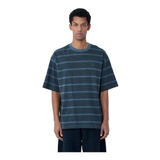 Carhartt Work in Progress Carhartt Wip, T-Shirts, male, Gray, Size: 2XL Striped Cotton Jersey T-Shirt