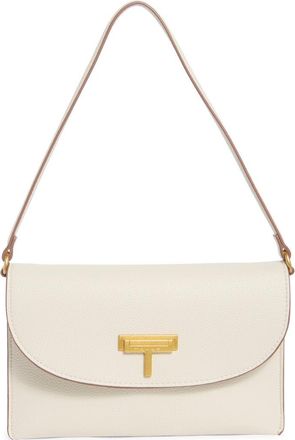 Elie Tahari Harlan Faux Leather Shoulder Bag in Eggshell at Nordstrom Rack