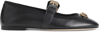 Versace La Medusa Ballerinas - Dames - Ballerinas - Zwart - 37 EU - Katoen - Schoenen