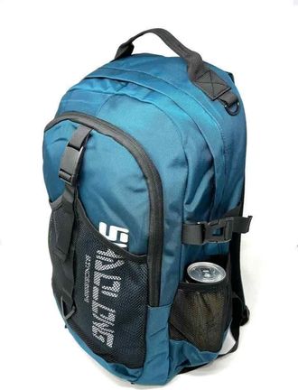 Generic Unisex Travel Bag Work Bag School Laptop Office Holiday Rucksack Waterproof (Blue)