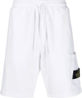 Stone Island Shorts Wei&szlig;