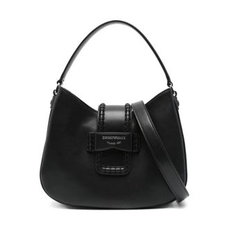 Emporio Armani Black Silk & Nylon Bags