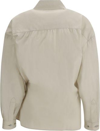 Christophe Lemaire Womens Beige Cotton Dress Shirt