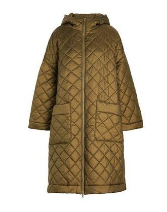 8 by YOOX RECYCLED NYLON QUILTED HOODED PUFFER COAT