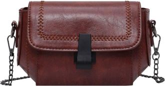 Generic Shoulders Women Mobile Phone Handbag Fashion Purse Bag Retro Bag Cute Shoulder Bag (Brown, One Size)