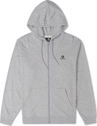 Converse Go-To Chuck Patch Classic Fit Full Zip Jacket Asia Sizing Grey 10023871-A02