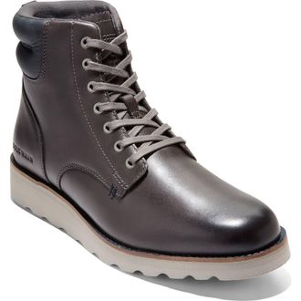 Cole Haan Grand Woodbury Waterproof Boot in Pavement/blueberry/drizzle at Nordstrom, Size 9