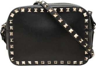Valentino Borsa Pre-owned Rockstud Crossbody - - Pre-owned - Donna - Nero - ONE SIZE