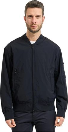 A|X Armani Exchange Full-zip Jacket - Heren - Bomber jackets - Blauw - L - Jassen