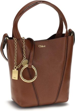 Chlo&eacute; Womens Brown Calf Leather Bos Taurus Shoulder Bag