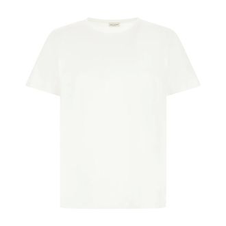 Saint Laurent Hombre, Camisetas, Blanco, Talla: XL
