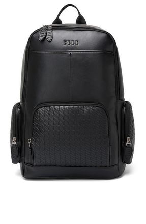 Elle Leisure Luxe 27L Vegan Leather Backpack in Black at Nordstrom
