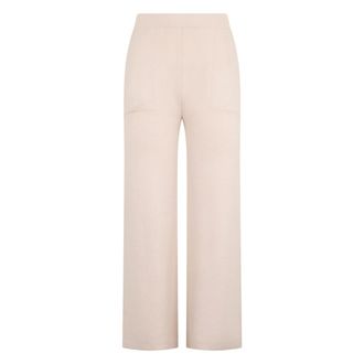 Moorer Wide Trousers, female, Beige, Size: 3XL Matilde Trousers