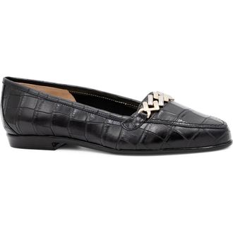 Amalfi By Rangoni Oste Loafer in Nero Cocco Bengala at Nordstrom, Size 9.5