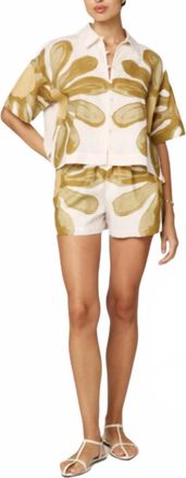 Cleobella Pierre Short In Floral Placed Print
