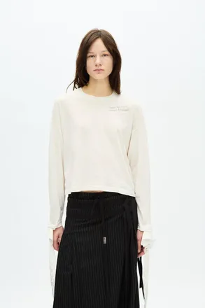 Ann Demeulemeester Nikki Relax Fit Boxy T-shirt With teenage Apocaly