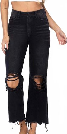 Flying Monkey Womens Appalachian Trail Jeans In Black