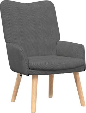vidaXL Silla Relax Gris Oscuro 63 X 67 X 94 Cm Tela Vidaxl