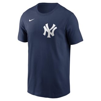 Nike Giancarlo Stanton New York Yankees Nike Mens MLB T-Shirt in Blue | N19944BNK9-K2P