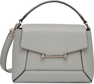 Strathberry Mosaic Leather Top Handle Bag in Marble Grey at Nordstrom