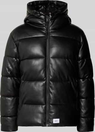 Khujo Regular Fit Steppjacke mit Logo-Patch Modell Coen in Black, Größe XXL