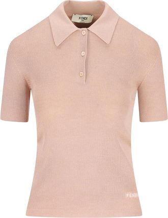Fendi Button-shirt Short-sleeve Polo Shirt