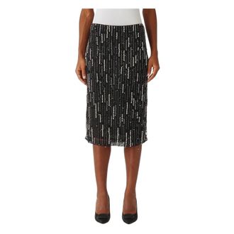 Pinko Pinko, Rokken, Dames, Veelkleurig, M, Leer, Pallaseduta Tulle Rok