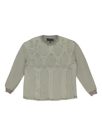 Who Decides War by Ev Bravado T-shirt Chapel a maniche lunghe - Verde