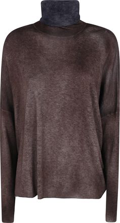Avant Toi Sweater High Neck Hand Painted Ultralight Cashmere Wool