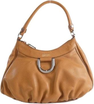 Gucci Pre-owned Shoulder Bags, female, Brown, Size: ONE SIZE Pre-owned Leather gucci-bags
