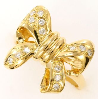 C&A Yellow Yellow Gold (18K) Band Ring (Pre-Owned)