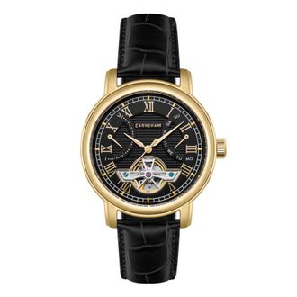 Earnshaw Longcase Black Dial Mens Watch ES-8169-05