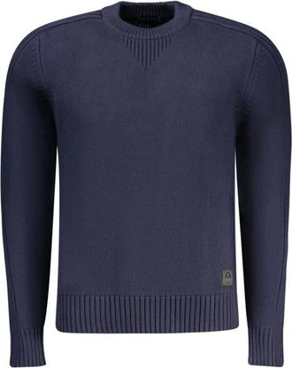 North Sails Trui met ronde hals - Heren - Ronde hals truien - Blauw - 2XL - Katoen - Truien & Vesten