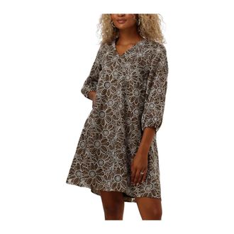 Y.A.S Yasvibrant 3/4 Jurk - Dames - Korte kleedjes - Veelkleurig - L - Polyester - Kleedjes