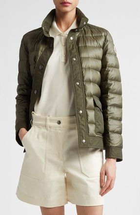 Moncler Origan Down Puffer Jacket in Deep Depths at Nordstrom, Size 4