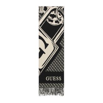 Guess Sciarpa Monogram - - Accessories - Donna - Nero - ONE SIZE