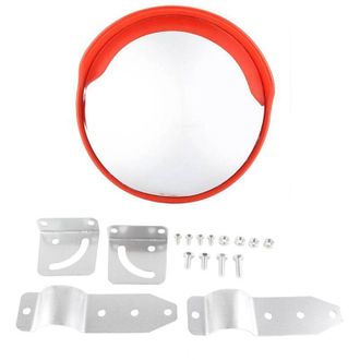 OEM Espejo Retrovisor Convexo De Gran Angular De 30 Cm Para Seguridad Vial Con Accesorios De Montaje -crezuo