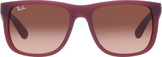 Ray-Ban Justin Brown Gradient Square Mens Sunglasses RB4165 6815A5 54