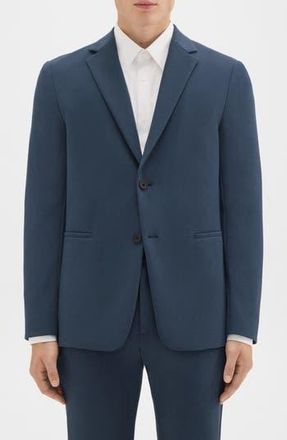 Theory Clinton Precision Ponte Knit Blazer in Deep Sea Blue at Nordstrom Rack, Size 36