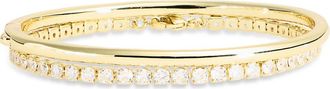 Argento Vivo Set of 2 Tennis & Bangle Bracelets in Gold at Nordstrom Rack