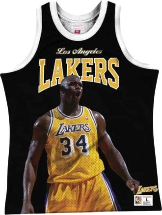 Mitchell & Ness BHB tanktop Shaquille oneal - Heren - Tops zonder mouwen - Zwart - L - Tops