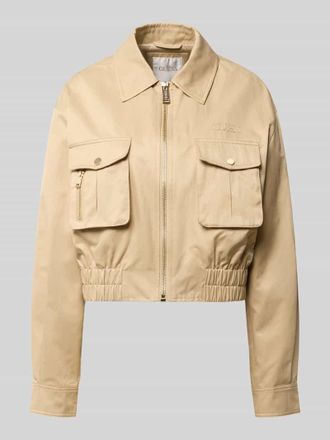 Guess Jacke mit Cargotaschen Modell JULIANE in Beige, Gr&ouml;&szlig;e XL