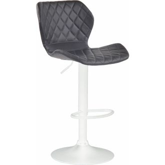 Clp Sgabello bar Cork in similpelle bianco nero