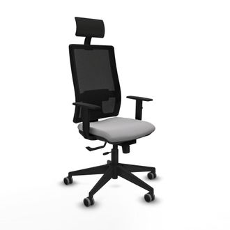 Piqueras y Crespo Silla De Oficina Con Cabecero Piqueras Y Crespo 1d066g1 Gris Claro