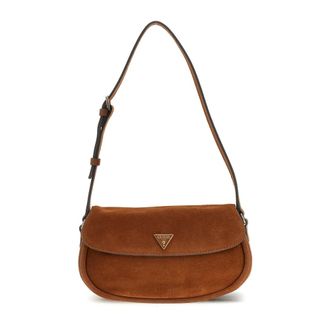 Guess Shoulder Bags, female, Brown, Size: ONE SIZE Danya Shoulder Bag